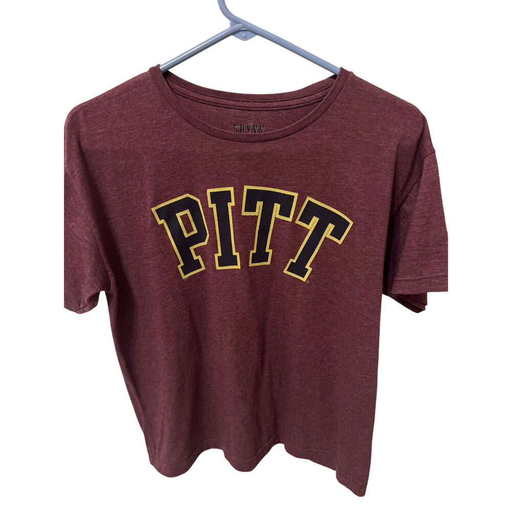 PITT University of Pittsburgh Women's Short Sleeve T-Shirt Size Large by Savvy